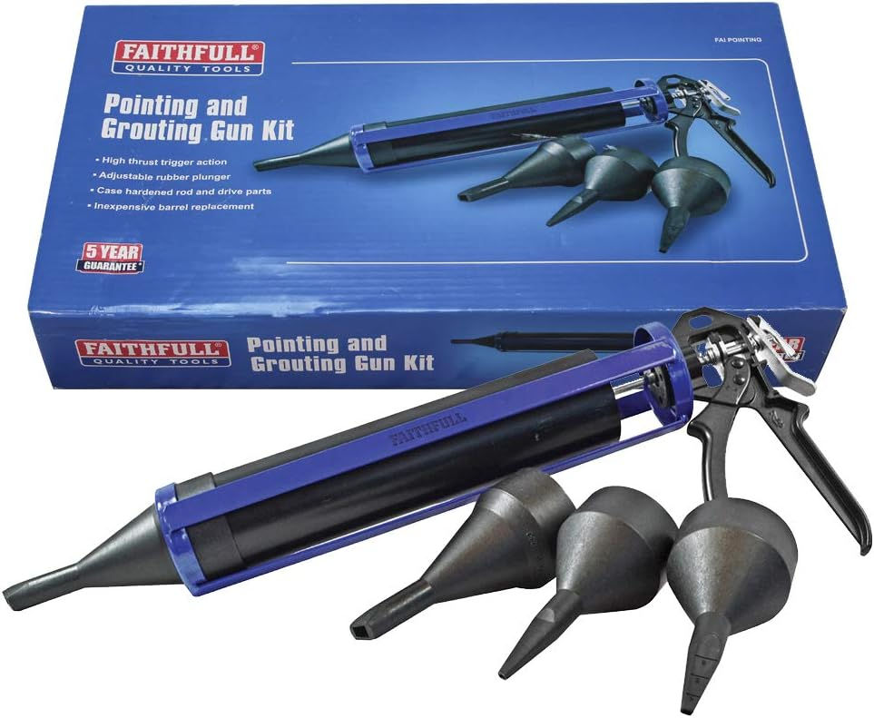 Faithfull Pointing and Grouting Gun Kit