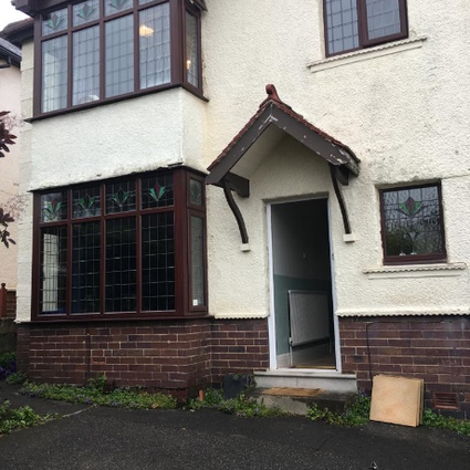 Anthracite grey painted house
