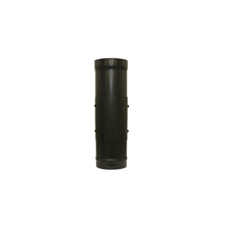 500mm matt black vitreous enamel pipe with inspection door