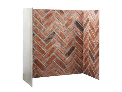 Capital vintage architectural herringbone stove chamber