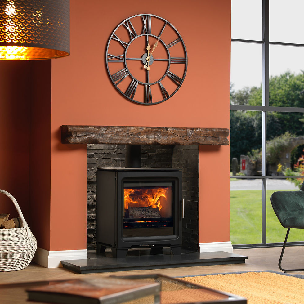 Charlton and Jenrick Purevision BPV5W stove in a living room