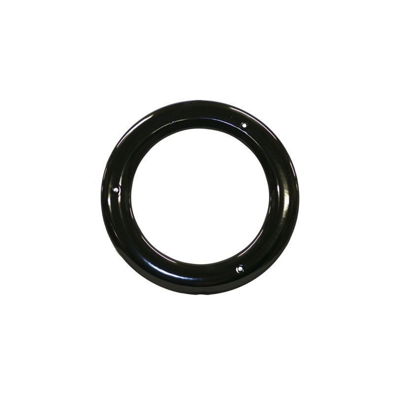 Gloss black vitreous enamel 125mm ceiling trim ring