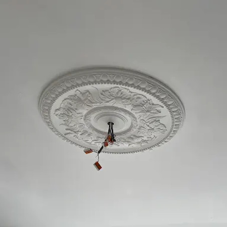 Light fitting painted