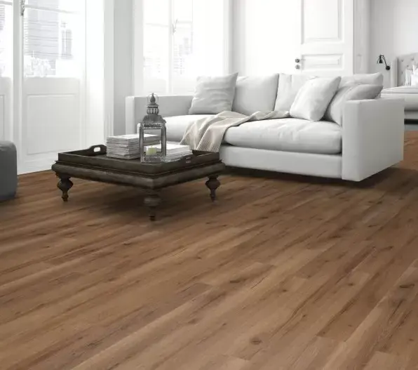 Living room with Kansas Oak 12mm laminate flooring