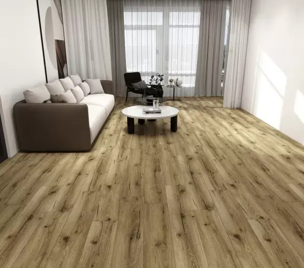Kansas Oak 12mm laminate flooring in a living room