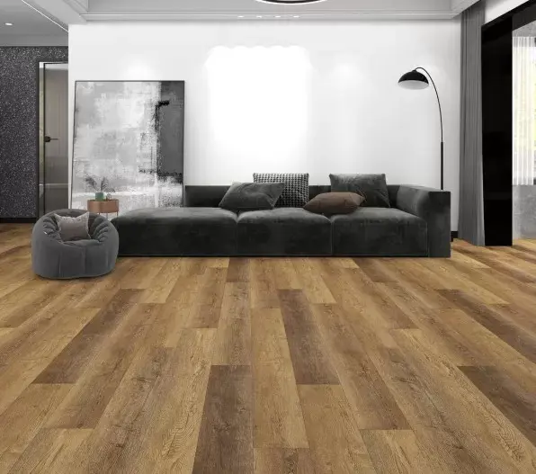 Living room with Kansas Oak 12mm laminate flooring