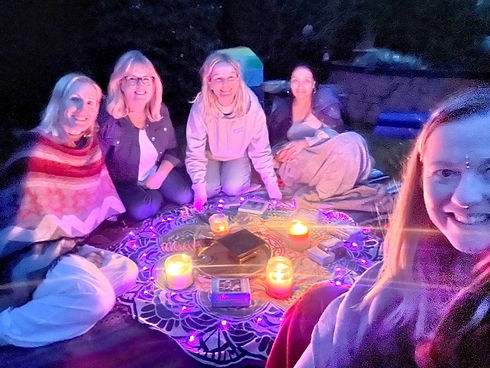 A cosmic evening for the New Moon in Leo Red Tent Circle