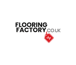 Flooring Factory logo with red discount tag icon