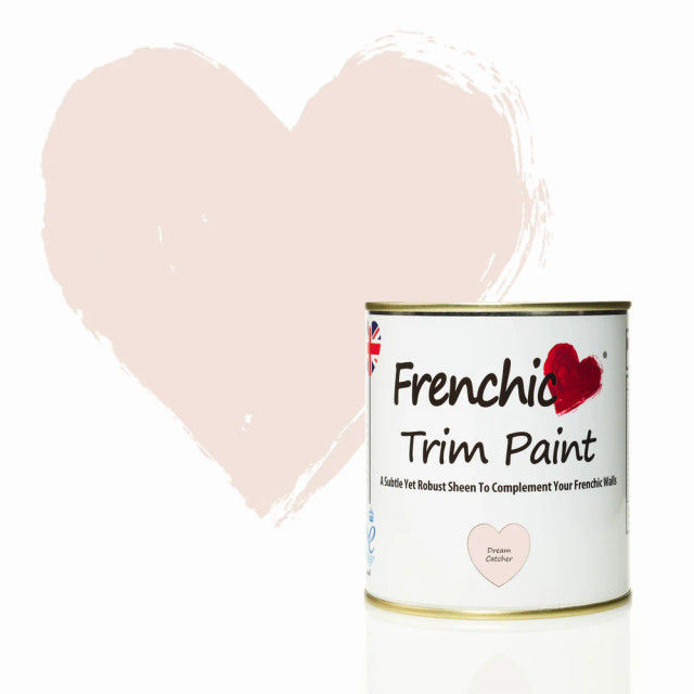 Frenchic Dream Catcher Trim Paint tin with heart swatch