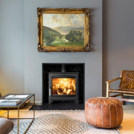 Parkray Aspect 14B Eco Boiler Stove in a living room