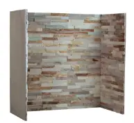 Capital Oyster Slate Stove Chamber with stacked stone design