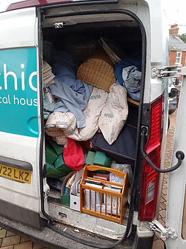 Van full of rubbish