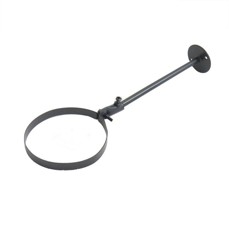 Matt Black 125mm Pole Style Wall Band