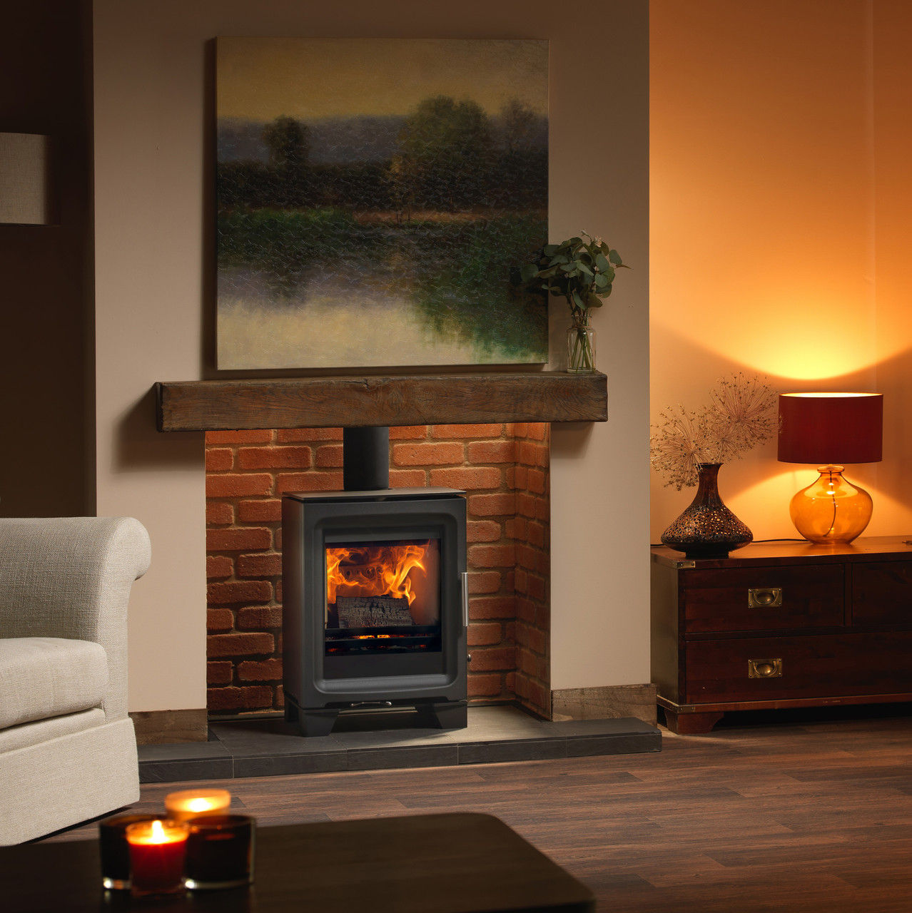 Charlton and Jenrick Purevision BPV5 5kW Multi-Fuel Stove