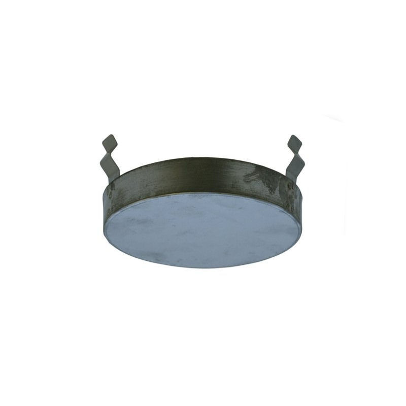 Stainless steel tee cap for 125mm vitreous enamel flue