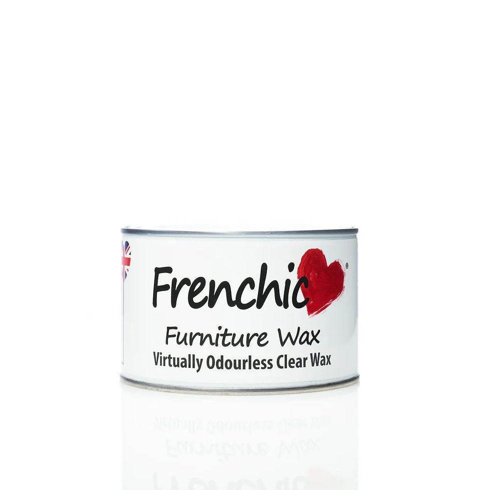 Frenchic Furniture Wax 400ml virtually odourless clear wax tin