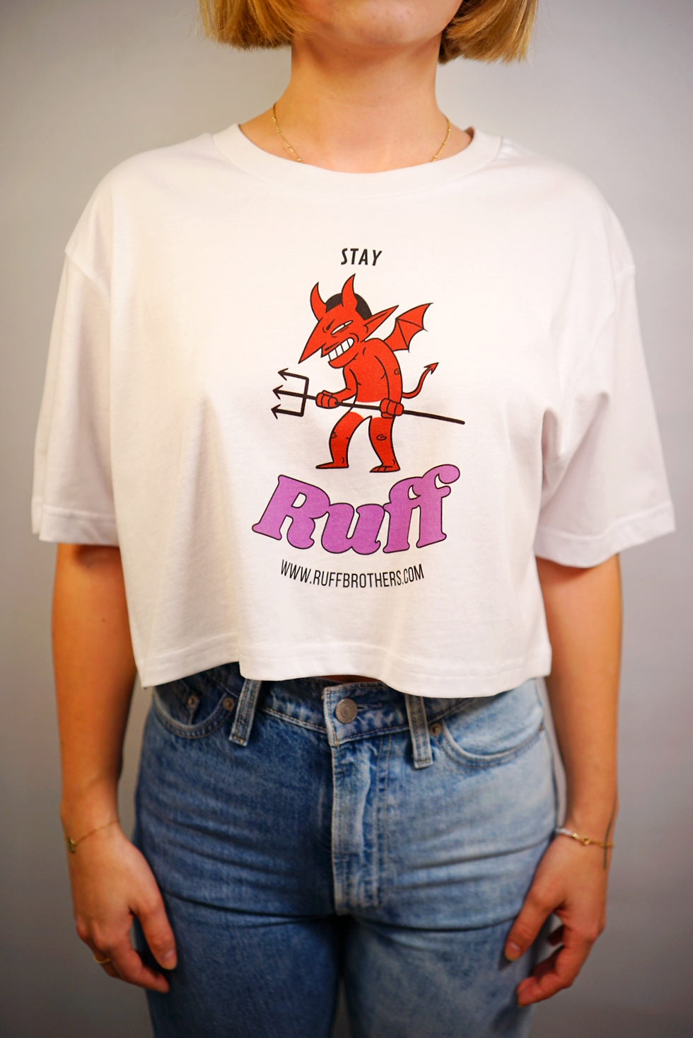 Ruff Brothers Crop Top "STAY RUFF"