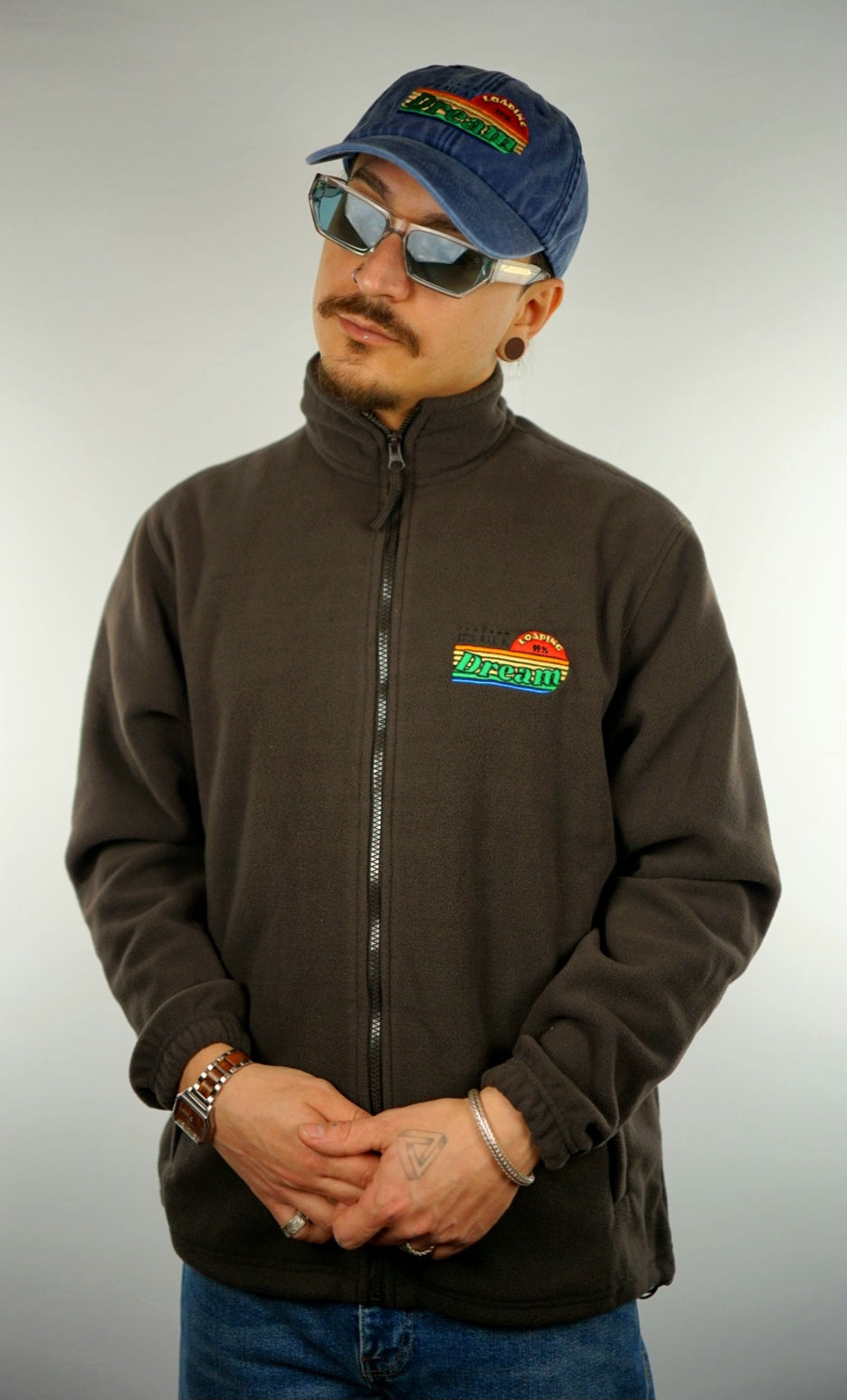 Miniaturbild: Ruff Brothers Half Zip Sweater "RB Sports" mit Sticklogo