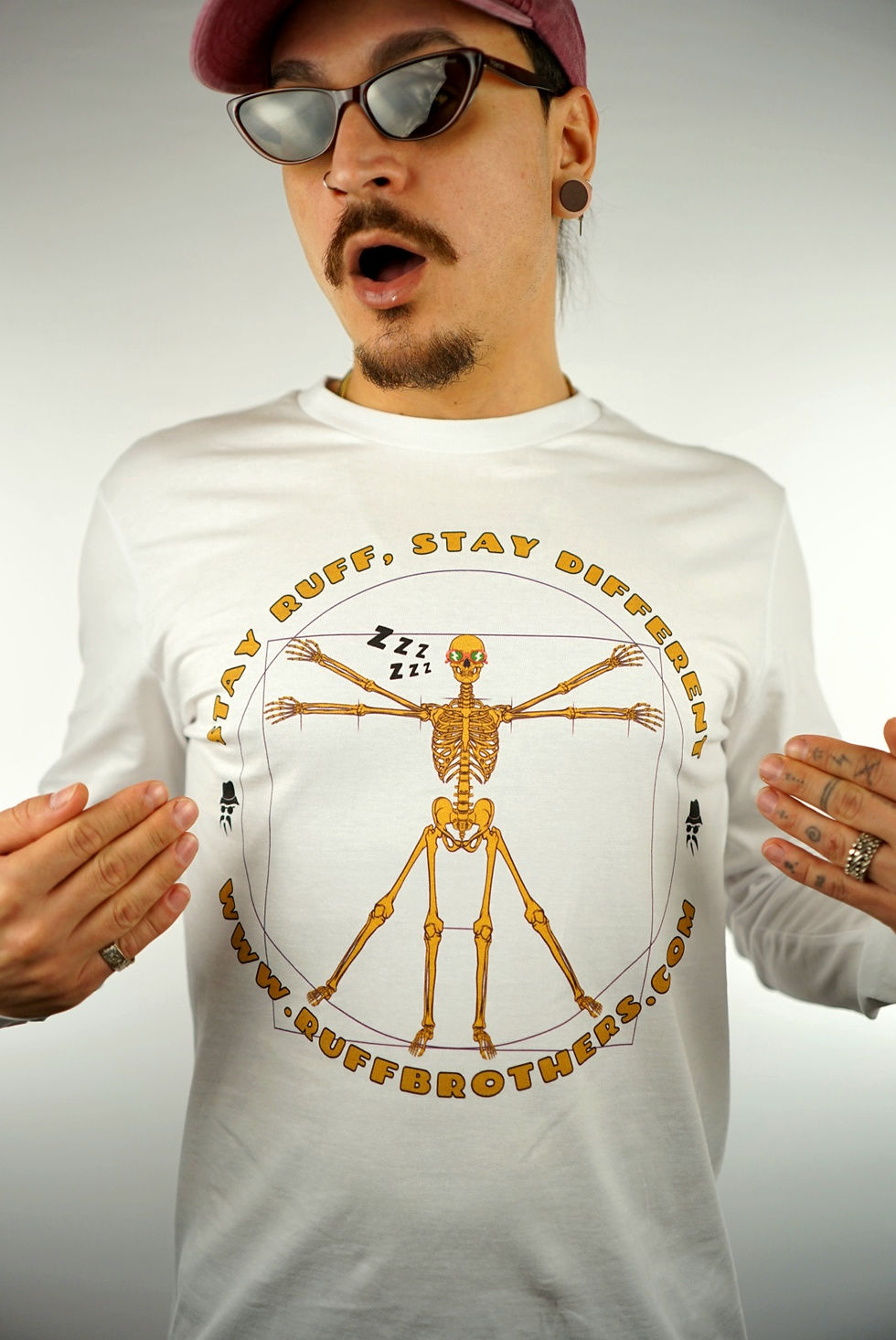 Ruff Brothers Langarmshirt "SKELETT"