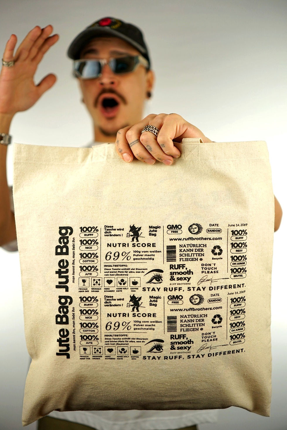 Ruff Brothers Premium Jutebeutel "JUTE BAG"
