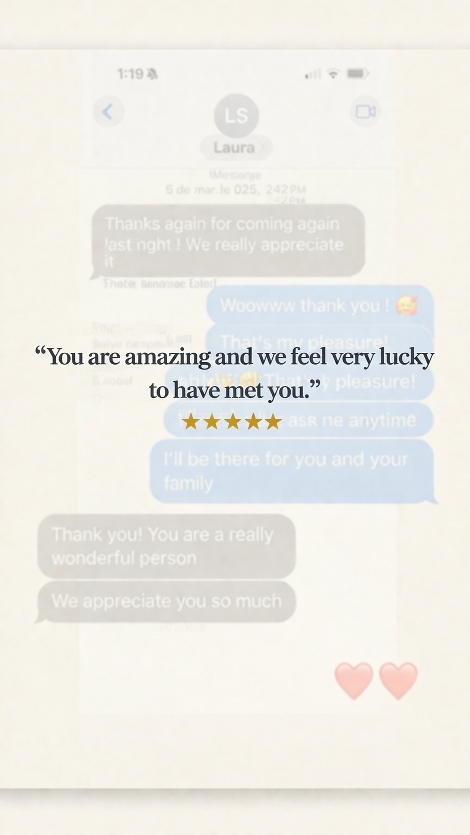 Customer testimonials for house cleaning service in Toronto