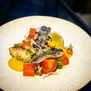 sardines stuffed chipirones watermelon
