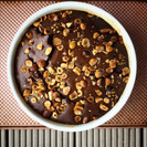 chocolate and hazelnut brownie