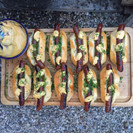 Merguez harissa roll
