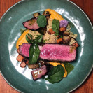 Ox-cheek and rib eye