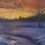 Thumbnail: Winter Sunset Landscape Painting 