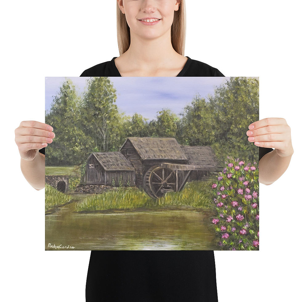 Thumbnail: Poster Print Mabry Mill Virginia Blue Ridge History