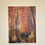 Thumbnail: Rustic Woodland Path in Fall – Autumn Forest Landscape Wall Decor Painting 