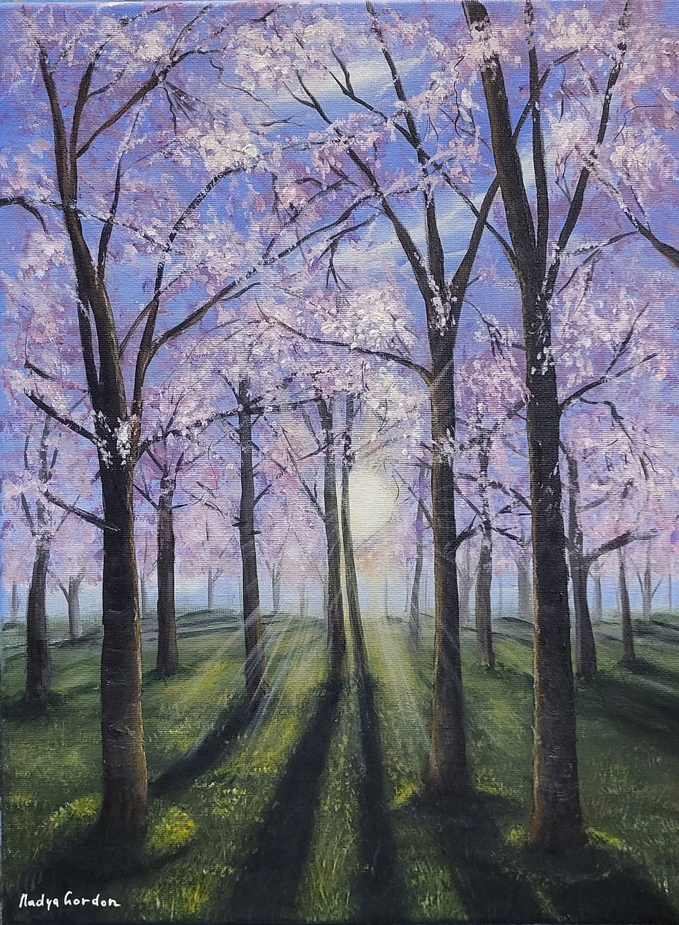 Thumbnail: Cherry Blossoms Painting