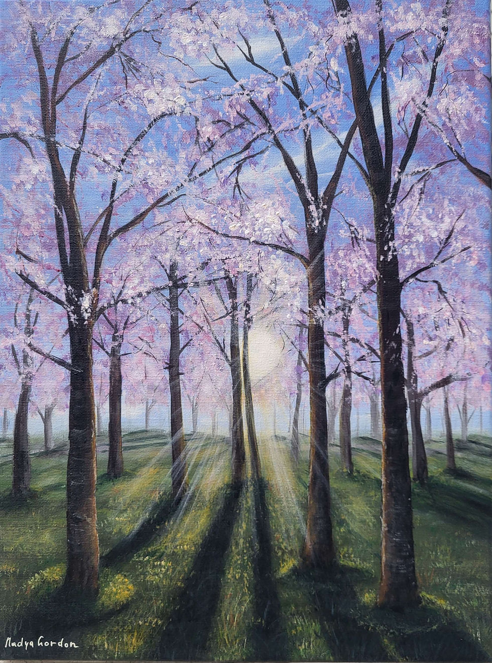 Thumbnail: Cherry Blossoms Painting