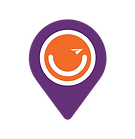 Logo da Vou e Pronto roxo