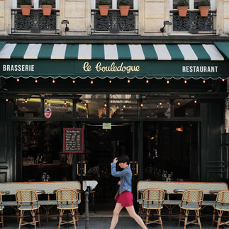 French Cafe Green Inspiration