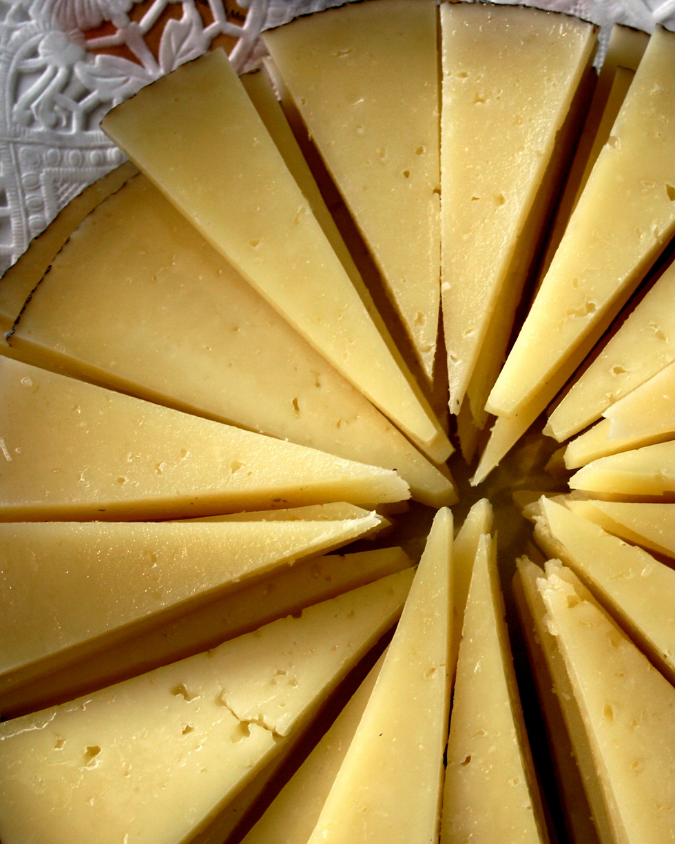 Sliced Manchego Cheese