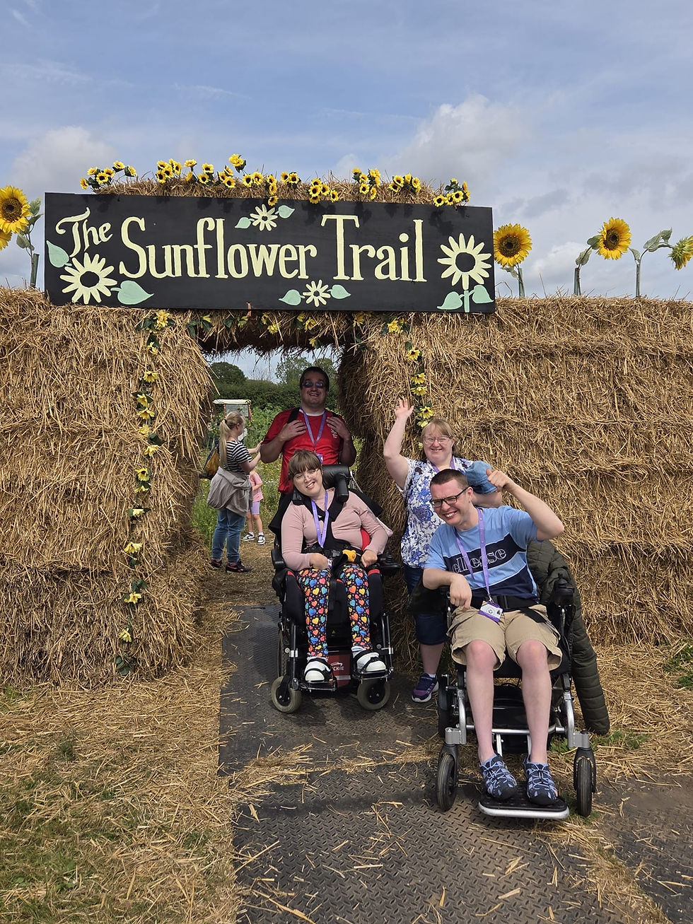 Dunham Massey Cafe with a Visit to the Sunflower Fields and a Great Morning at the Anderton Centre!
