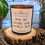 Thumbnail: For my loved and lovely mum - Welsh soy wax candle in amber glass