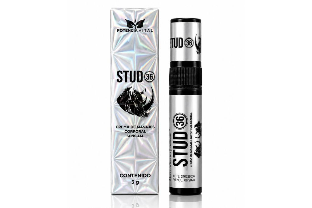 Retardante stud spray plateado