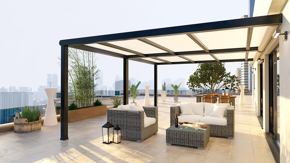 Aluminum pergola