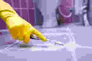 cleaning grout