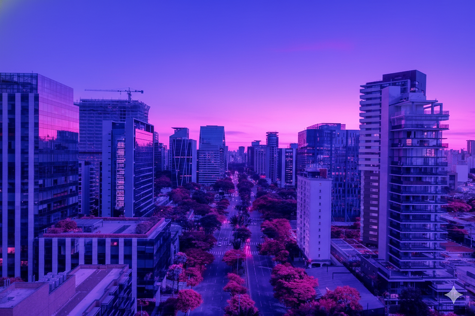 Centro financeiro de São Paulo, maior polo econômico do Brasil