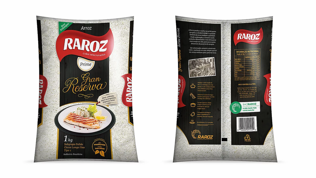 Design de Embalagem para Arroz