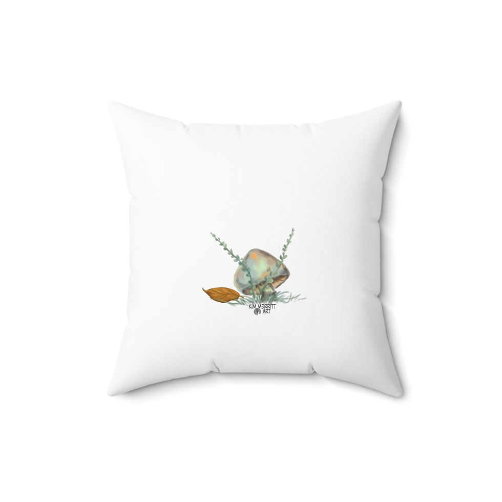 Thumbnail: Elephant Blessings Spun Polyester Square Pillow