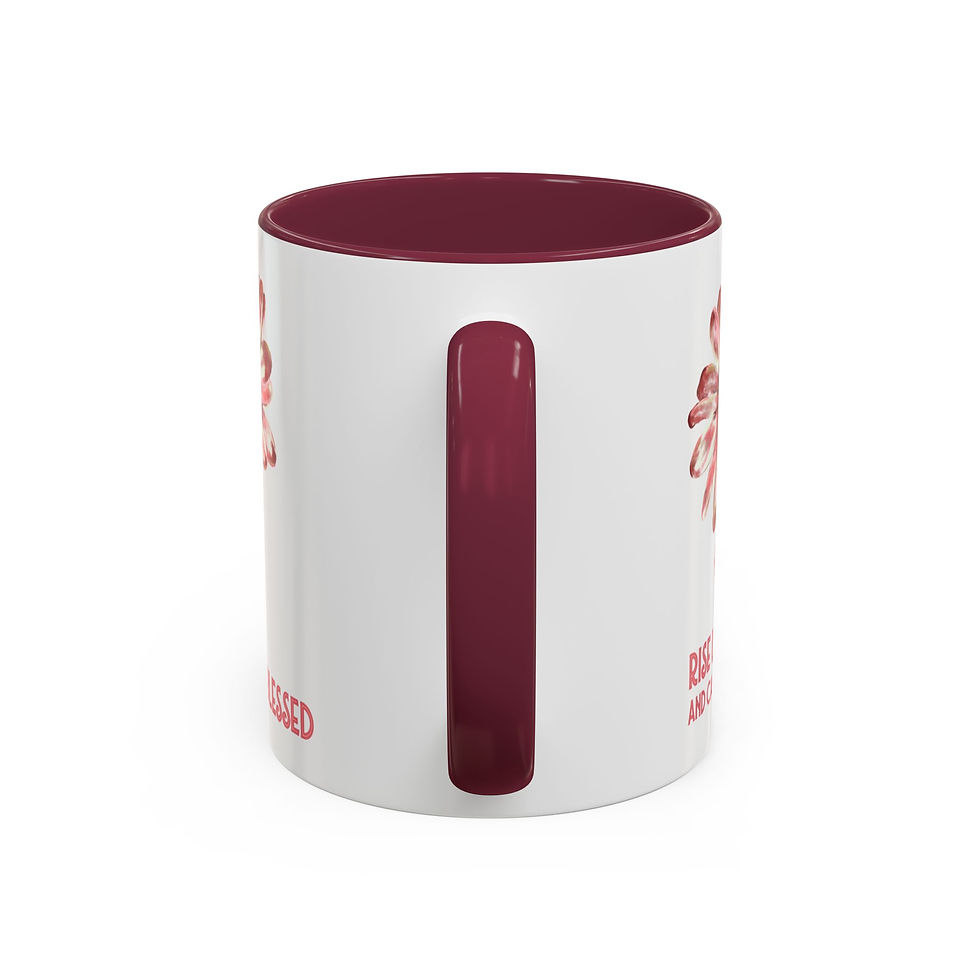 Thumbnail: Flower Blessed Mom Colorful Mugs (11oz, 15oz)