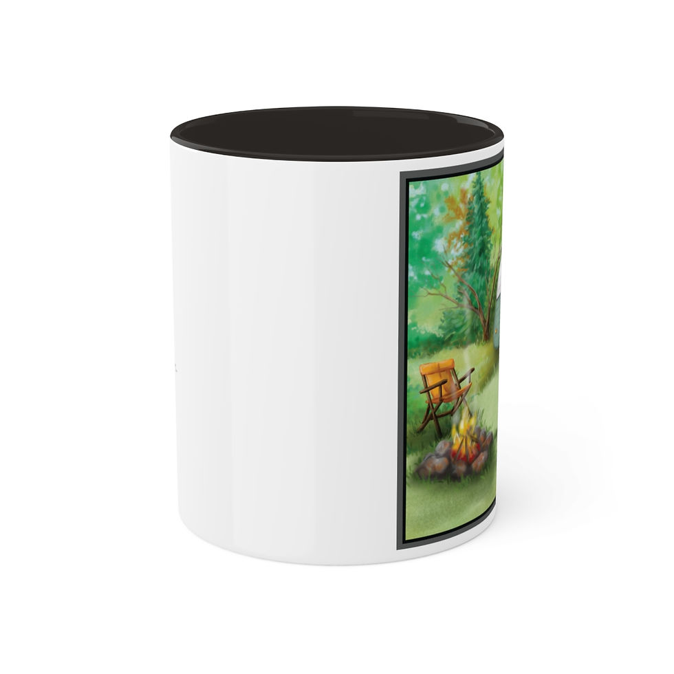 Thumbnail: Old Camper Faith and Family Colorful Mugs, 11oz