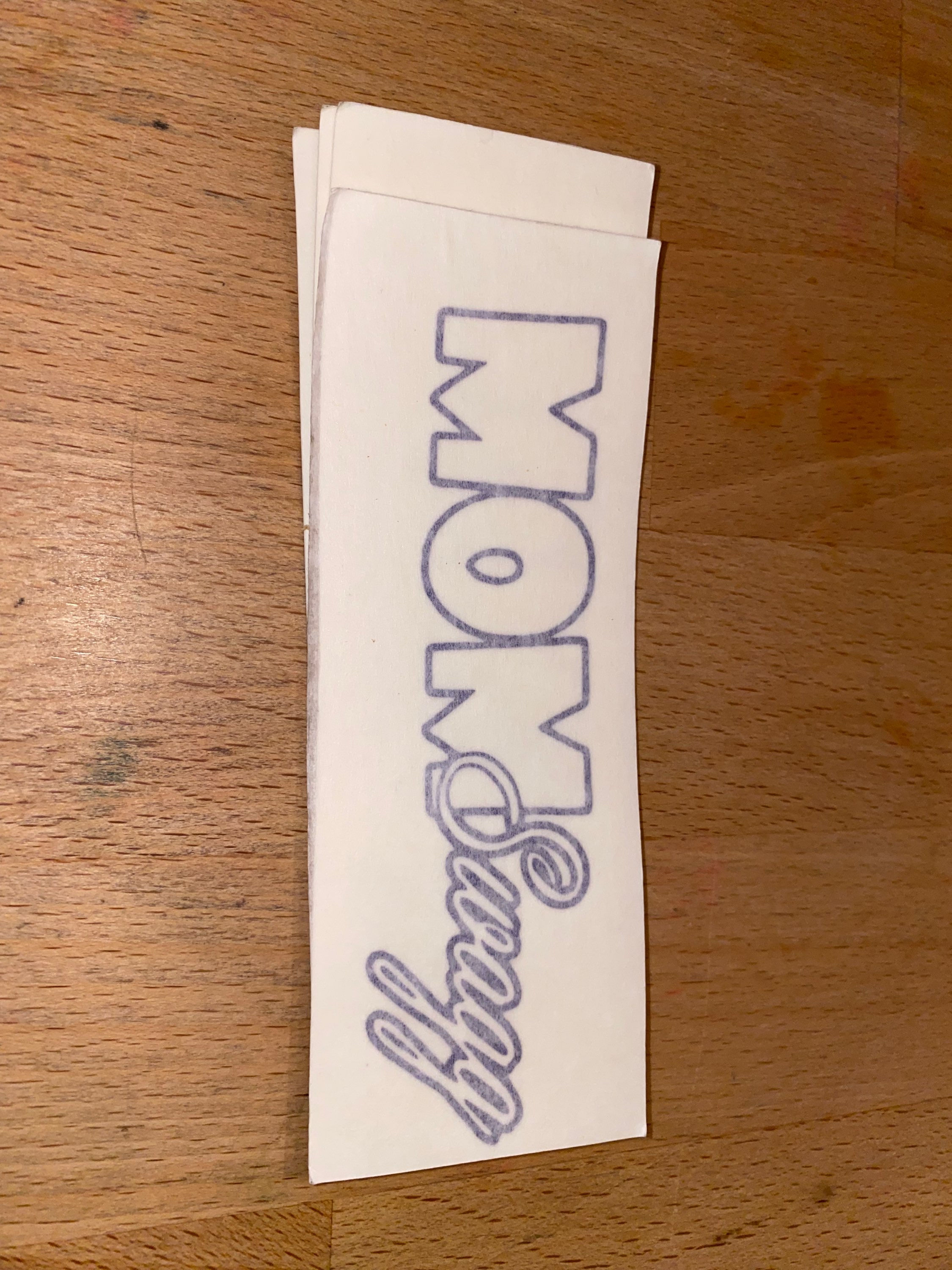 5 inch purple Mom Swagg Decal 