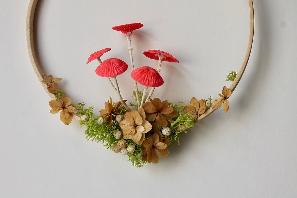 Mushroom Wreath