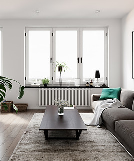 Modern Living Room Rendering